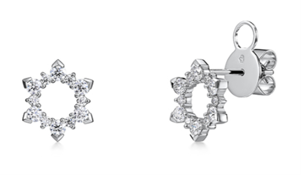 Hearts on Fire Aerial Sunburst Earrings