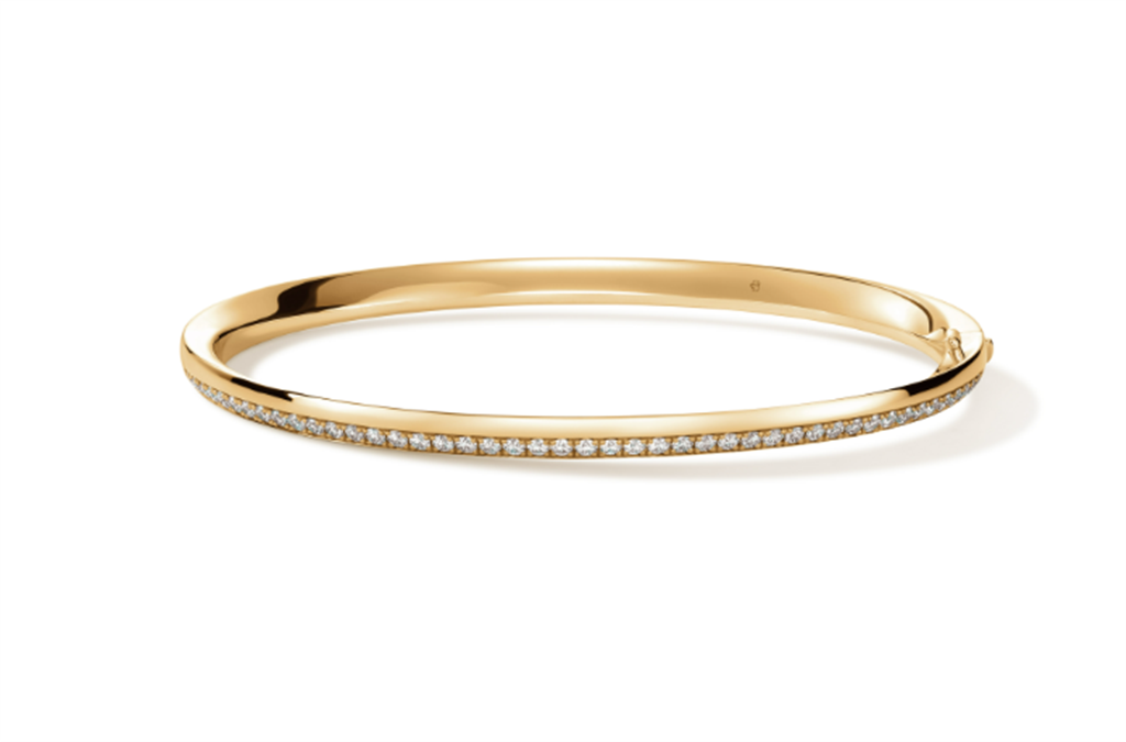 Hearts On Fire Barre Pave Bangle