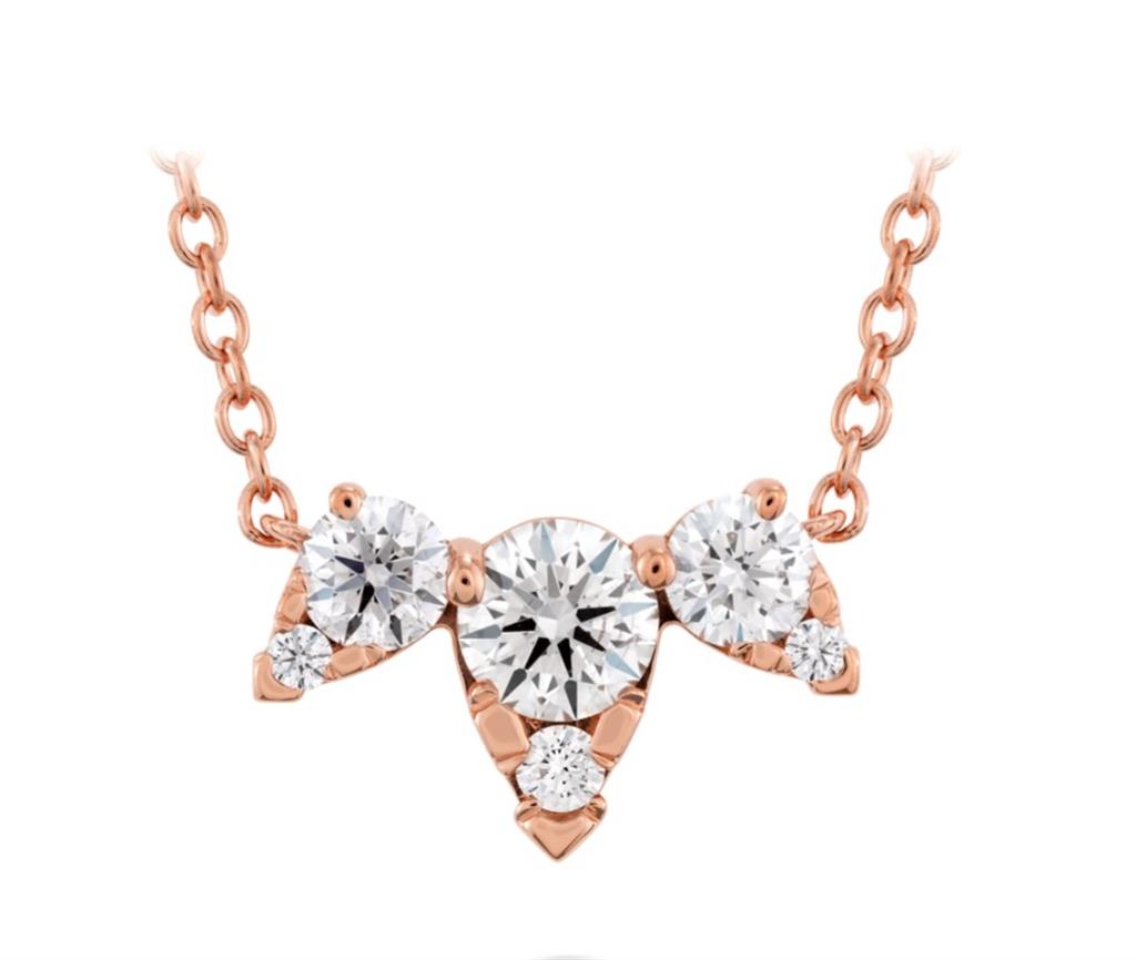 Hearts on Fire Aerial Triple Diamond Necklace