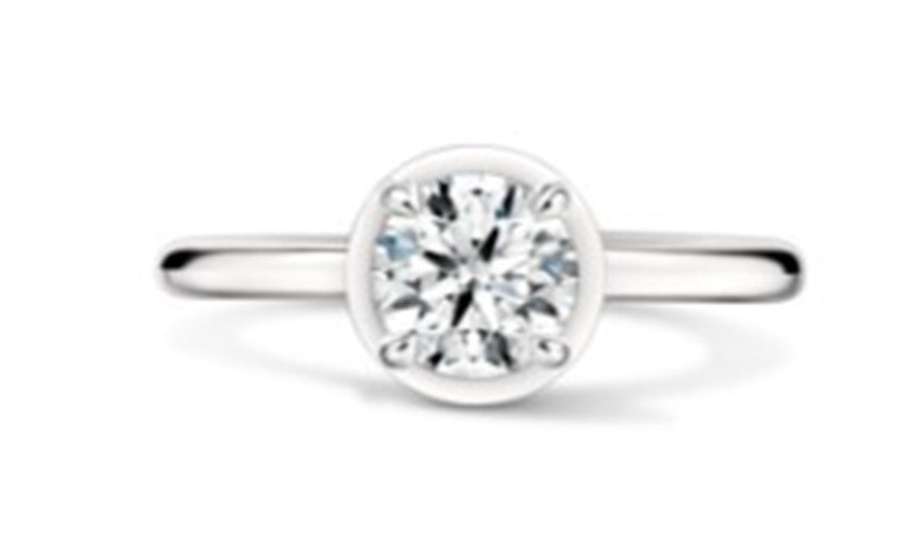 Vela Hidden Halo Engagement Ring