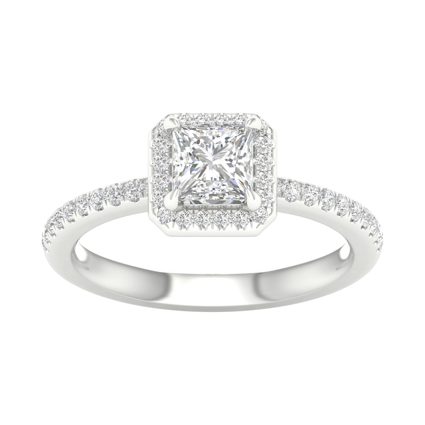 Halo Engagement Ring