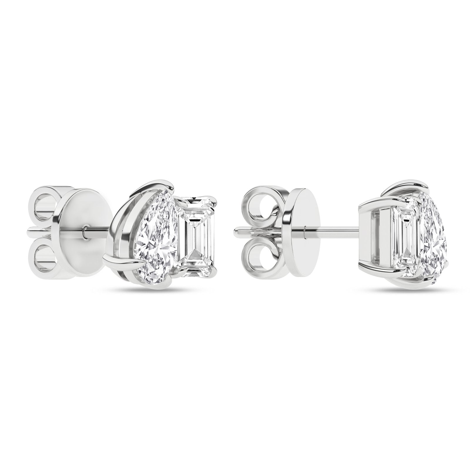 14KW T=2.00CT E-FVS1B LABGROWN TOI ET MOI STUD EARRINGS