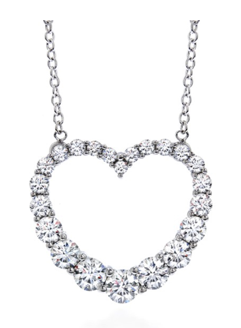 Hearts On Fire Whimsical Heart Pendant