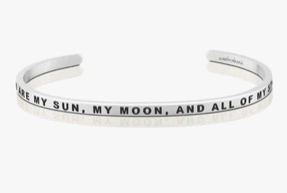 You Are My Sun, My Moon, And All Of My Stars Bangle Bracelet