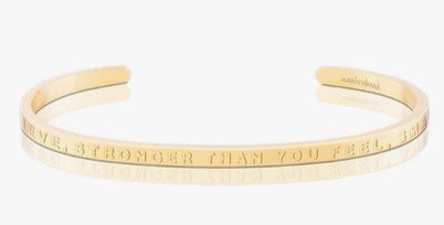 Braver, Stronger, Smarter Mantra Bracelet