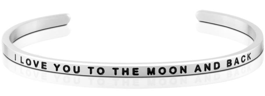 To The Moon And Back Bangle Bracelet