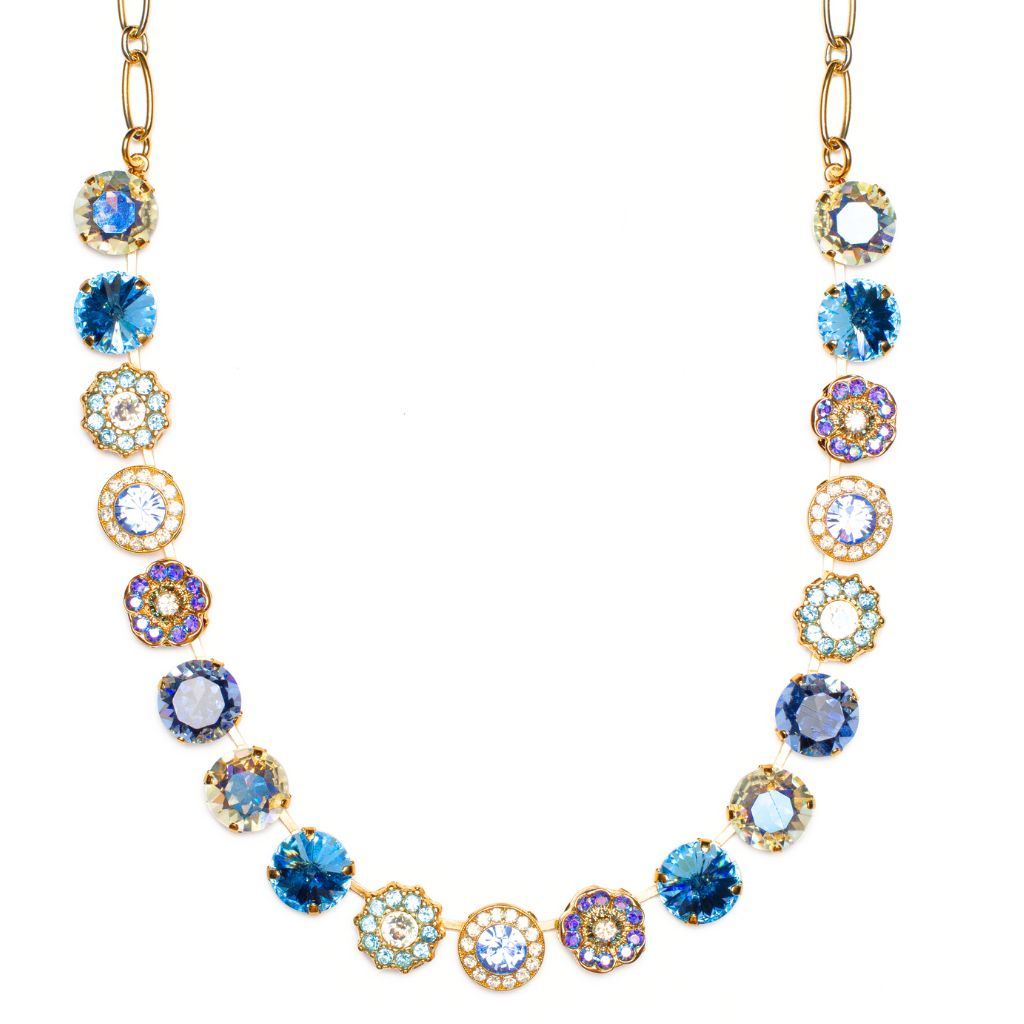 Large Rosette Rivoli Necklace
