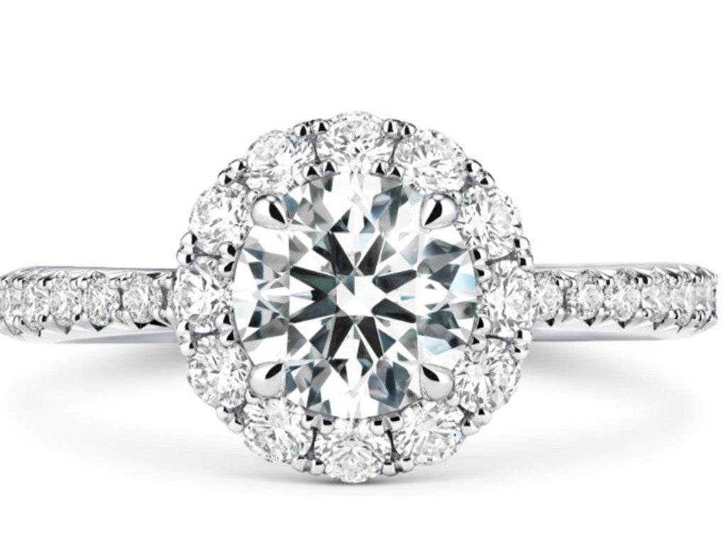 Vela Halo Engagement Ring