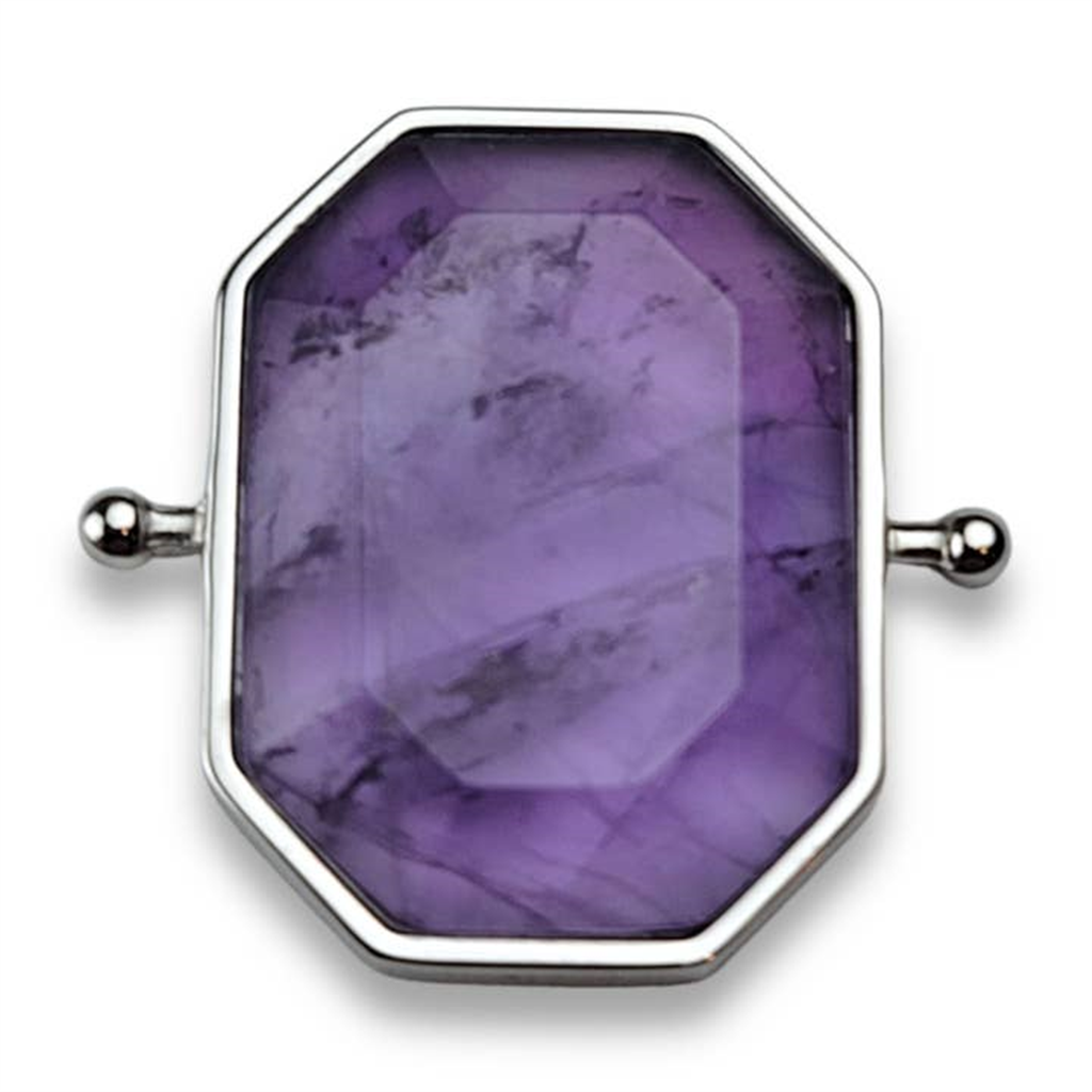 CONQUERing Amethyst Octangle Crystal Element