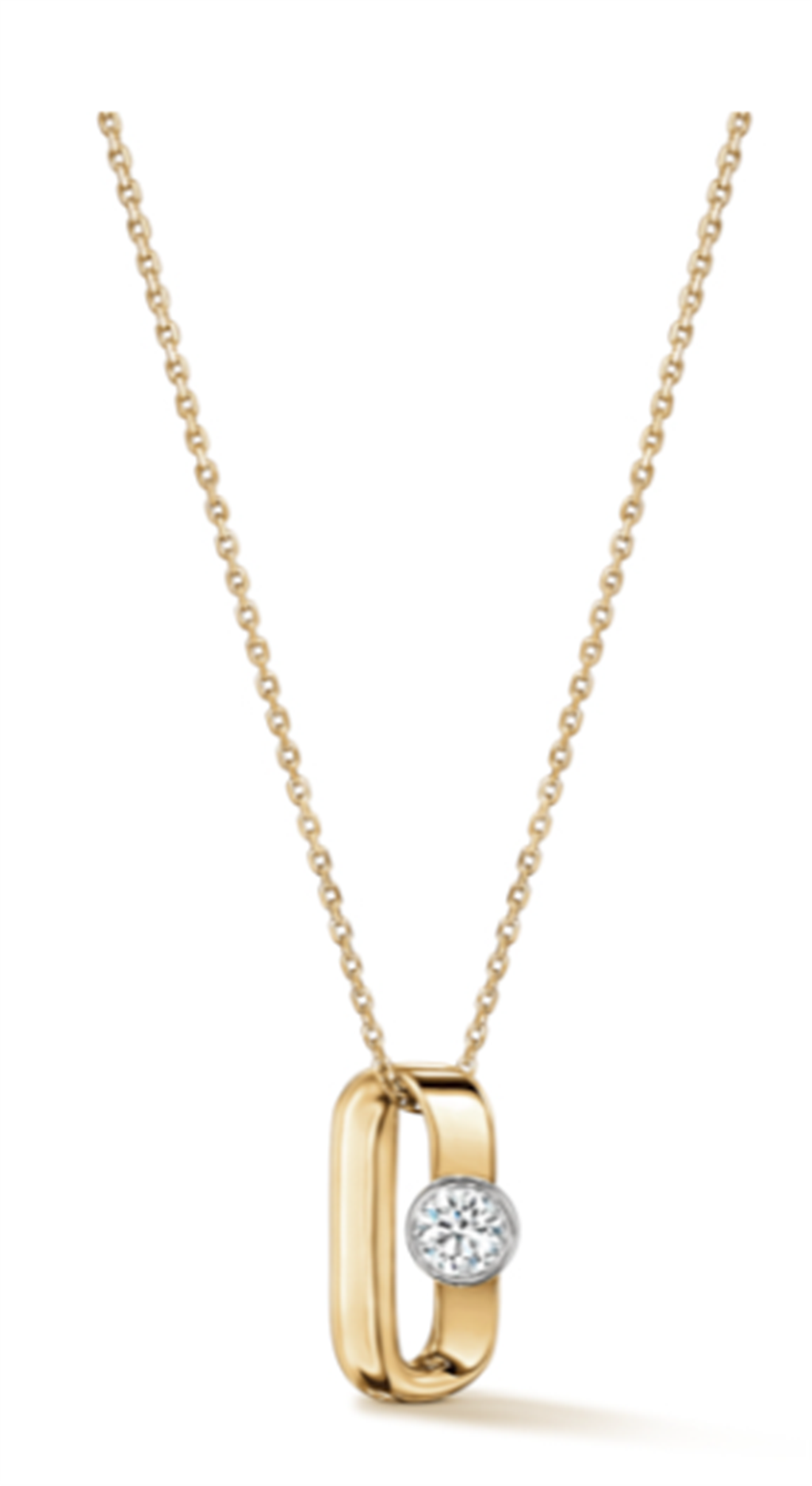 Hearts on Fire Inside/Out Single Diamond Pendant