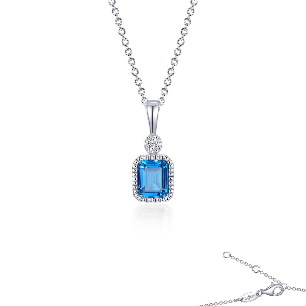 Lafonn Blue Topaz Necklace