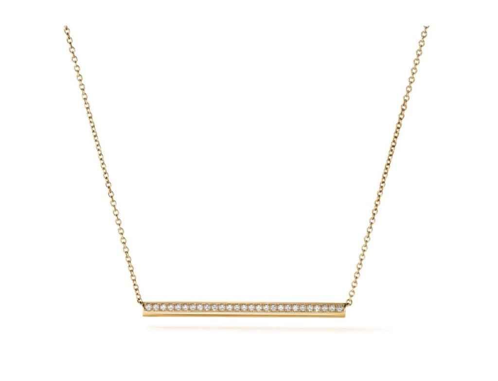 Hearts On Fire Barre Pave Pendant Necklace