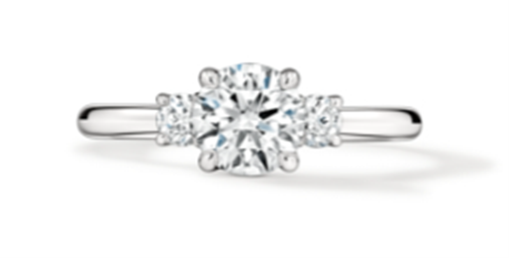 Hearts on Fire Vela 3 Stone Ring