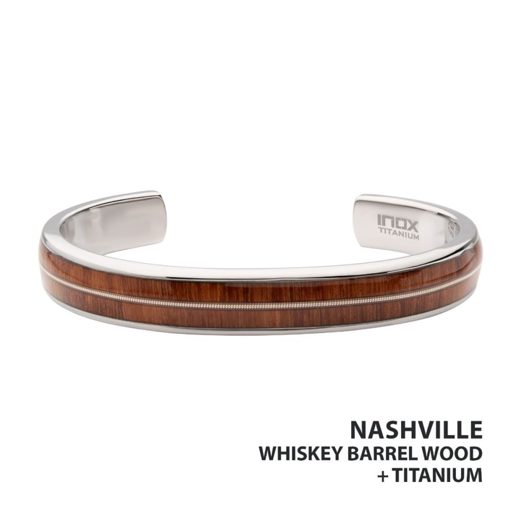Embedded Guitar String Cuff Bracelet