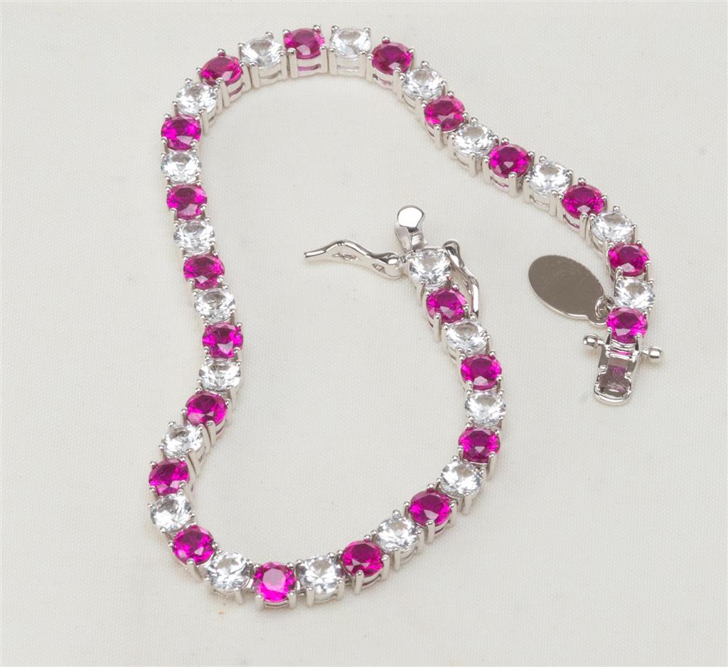 Created Ruby & Sapphire Bracelet