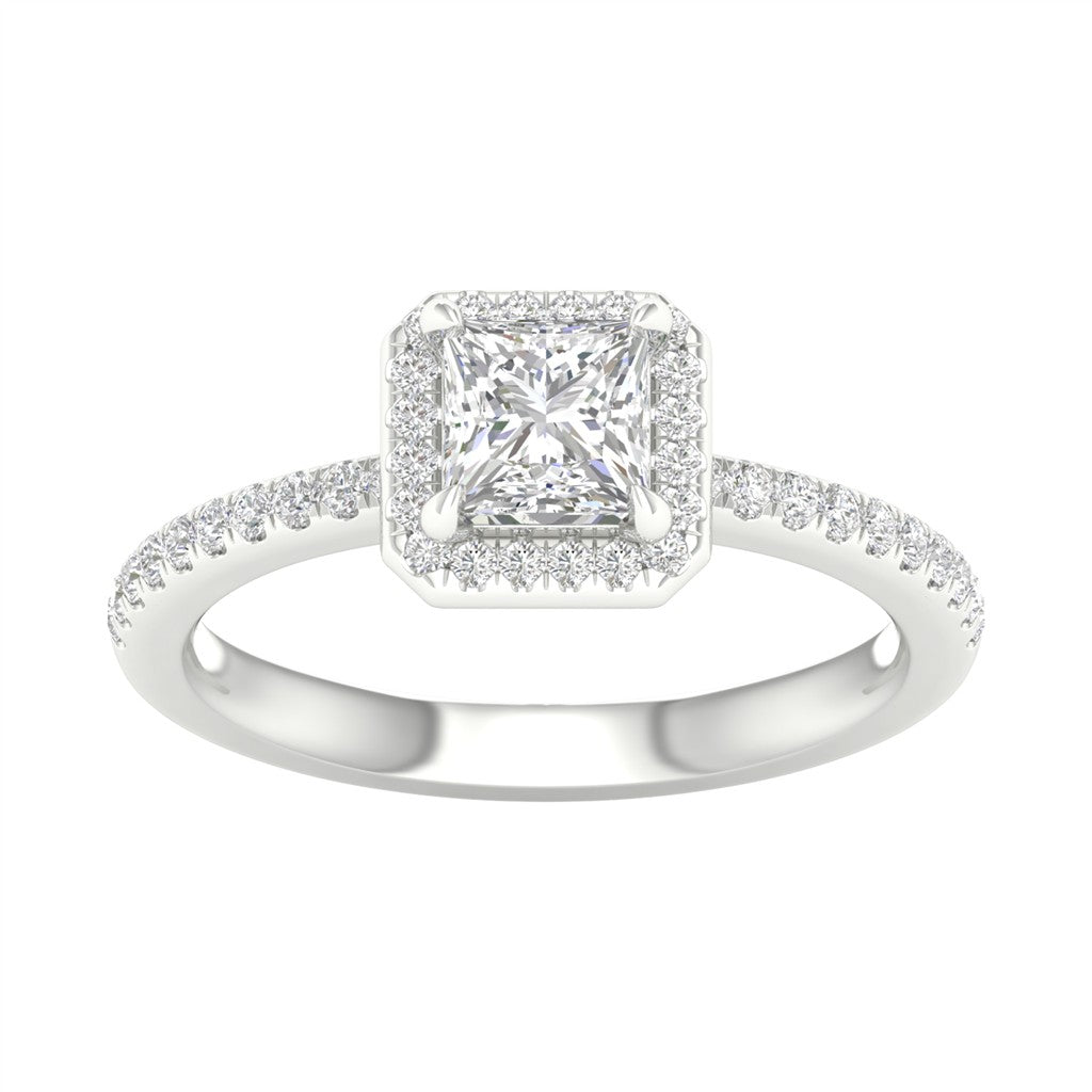 Halo Engagement Ring