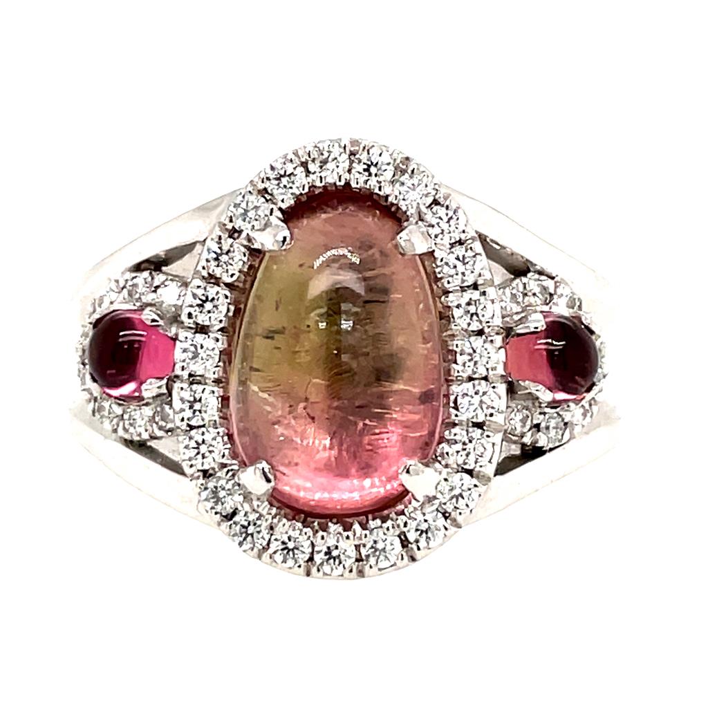 White on sale tourmaline ring