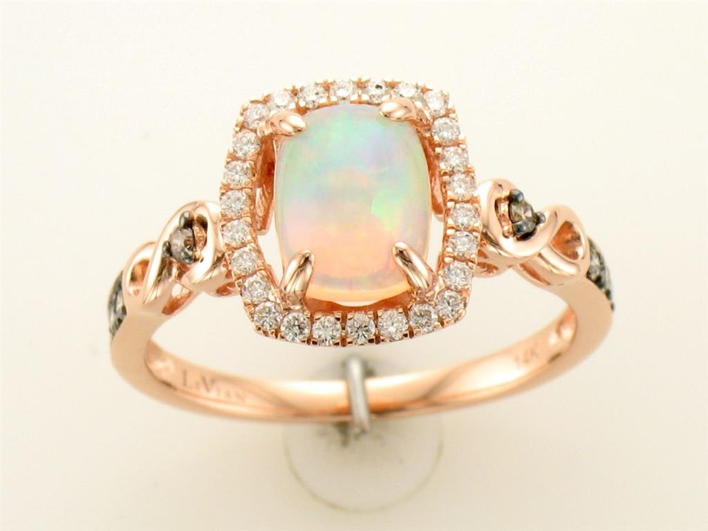 LeVian Opal & Diamond Ring