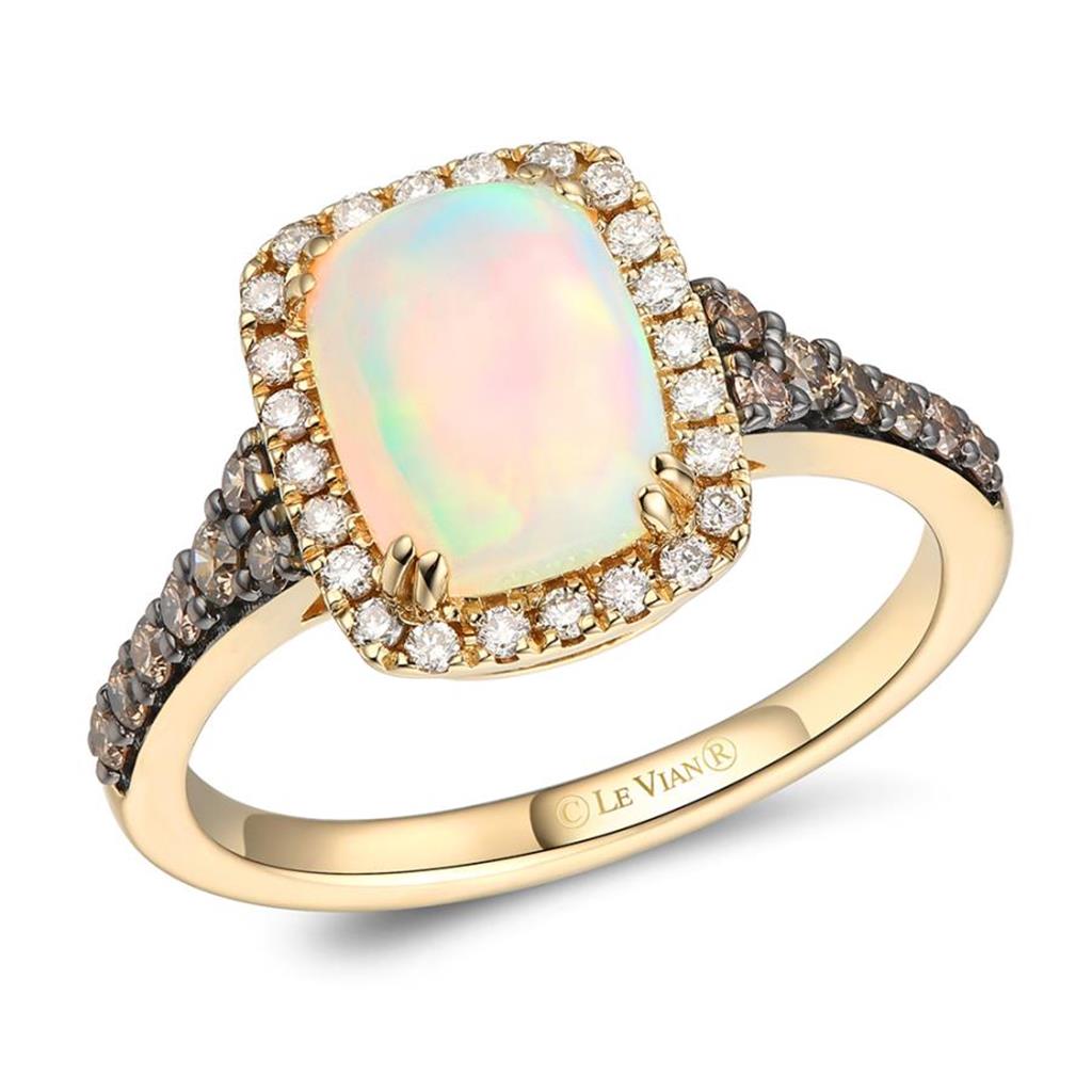 LeVian Opal & Diamond Ring