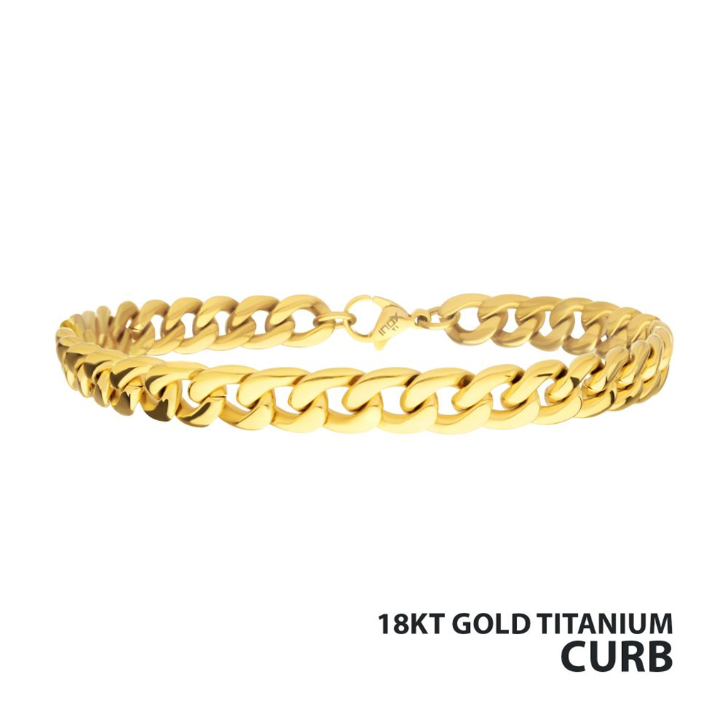 Mens Curb Chain Bracelet
