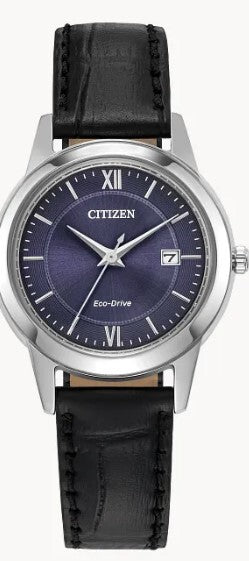 CITIZEN LAD ECO WR SS STRA BLUE