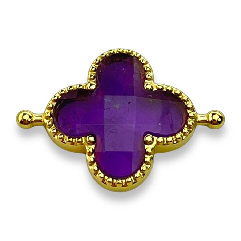 CONQUERing Amethyst Quatrefoil Crystal Element