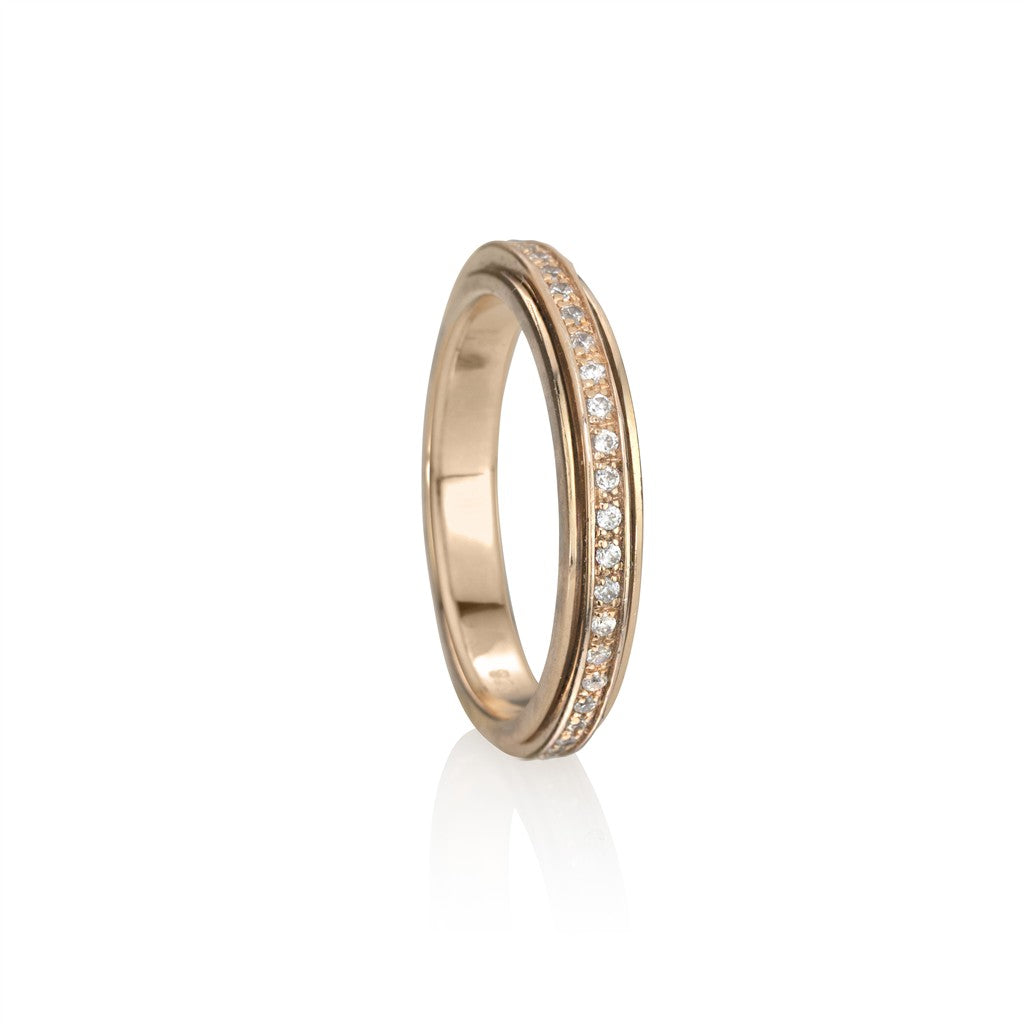 Lunar Rose Gold Ring Size 7