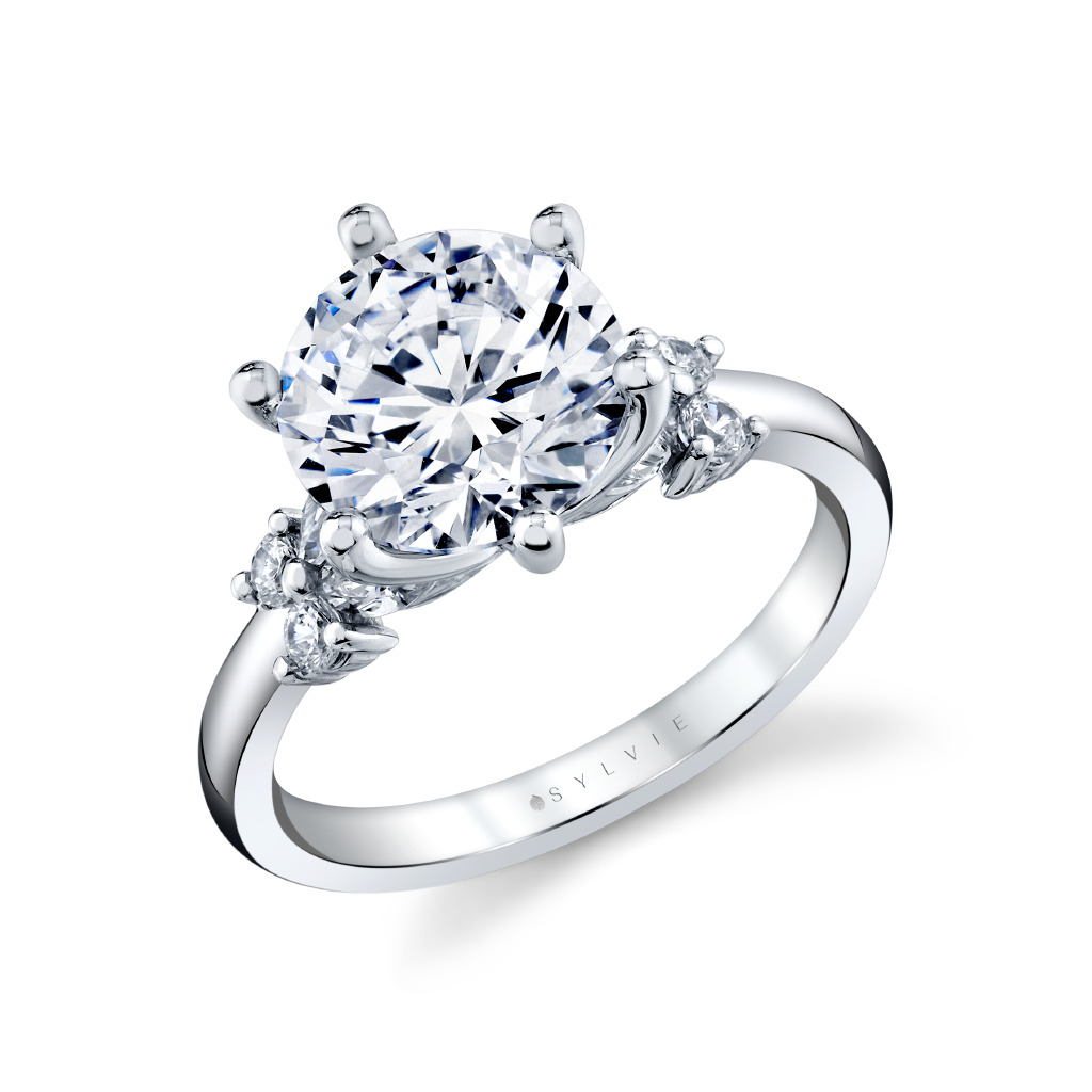 Round Engagement Ring