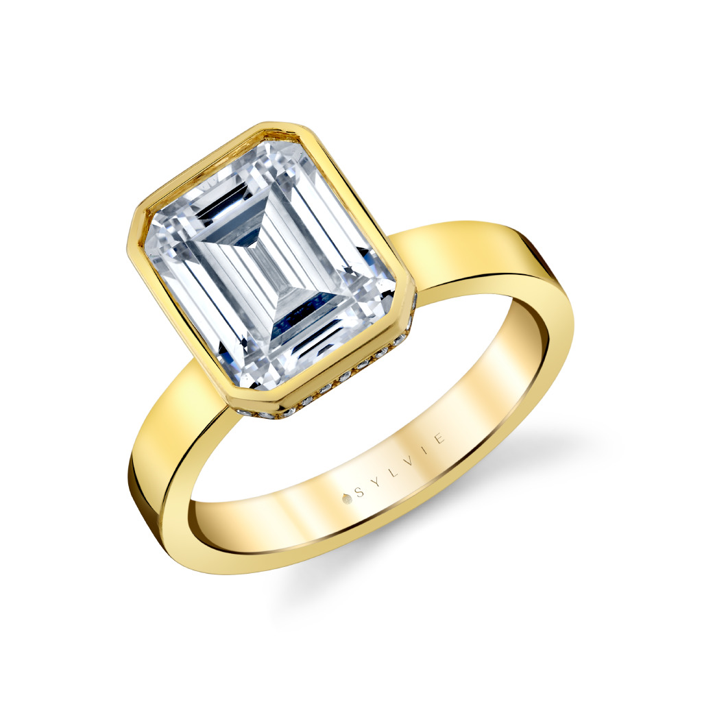 Emerald Engagement Ring