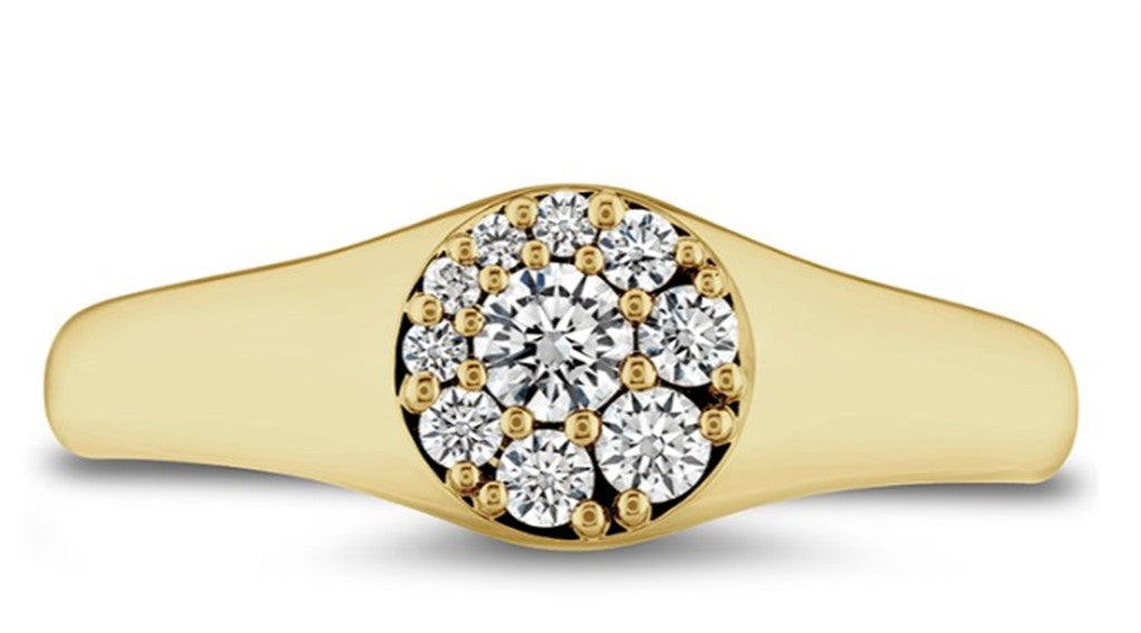 Tessa Circle Signet Ring