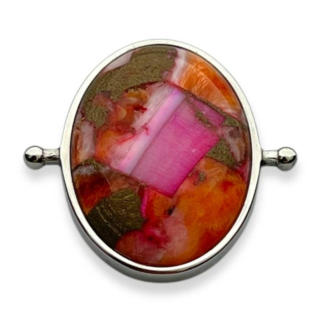 CONQUERing Oriental Poppies Mosaic stone Element