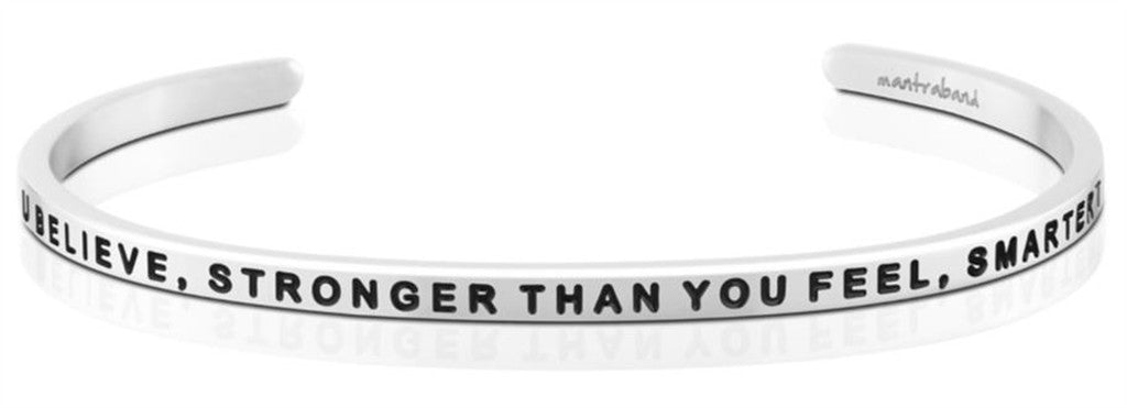 | Braver, Stronger, Smarter Mantra Bracelet