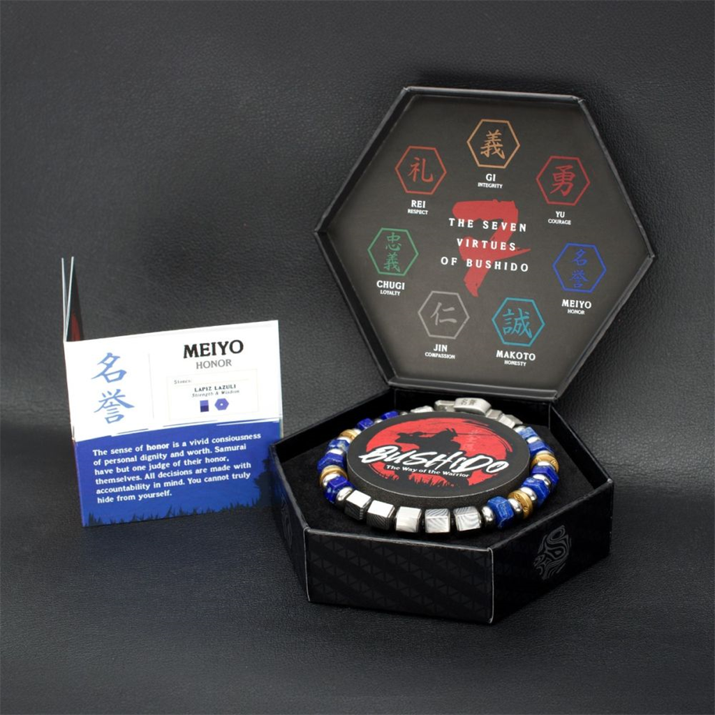 Mens Mokume Gane and Lapis Lazuli Bead Bracelet