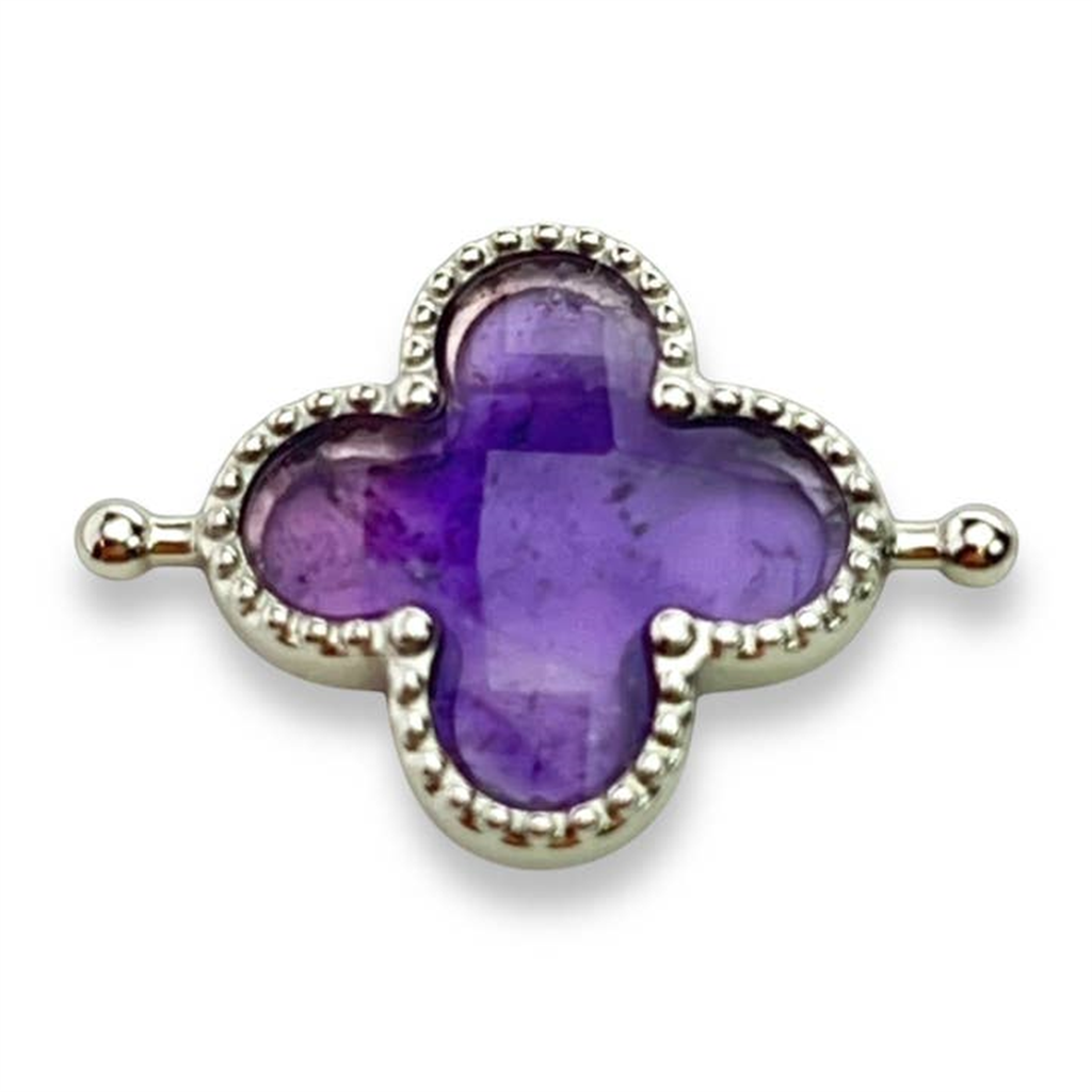 CONQUERing Amethyst Quatrefoil Crystal Element
