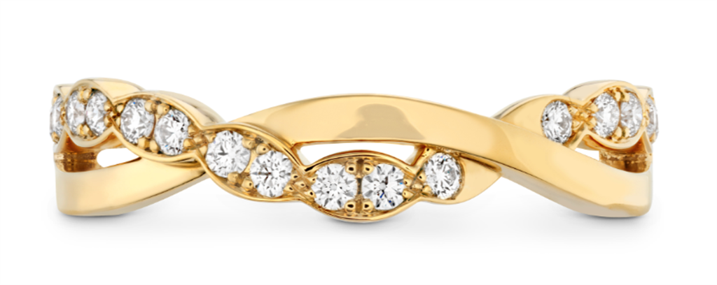 Hearts on Fire Lorelei Floral Twist Band