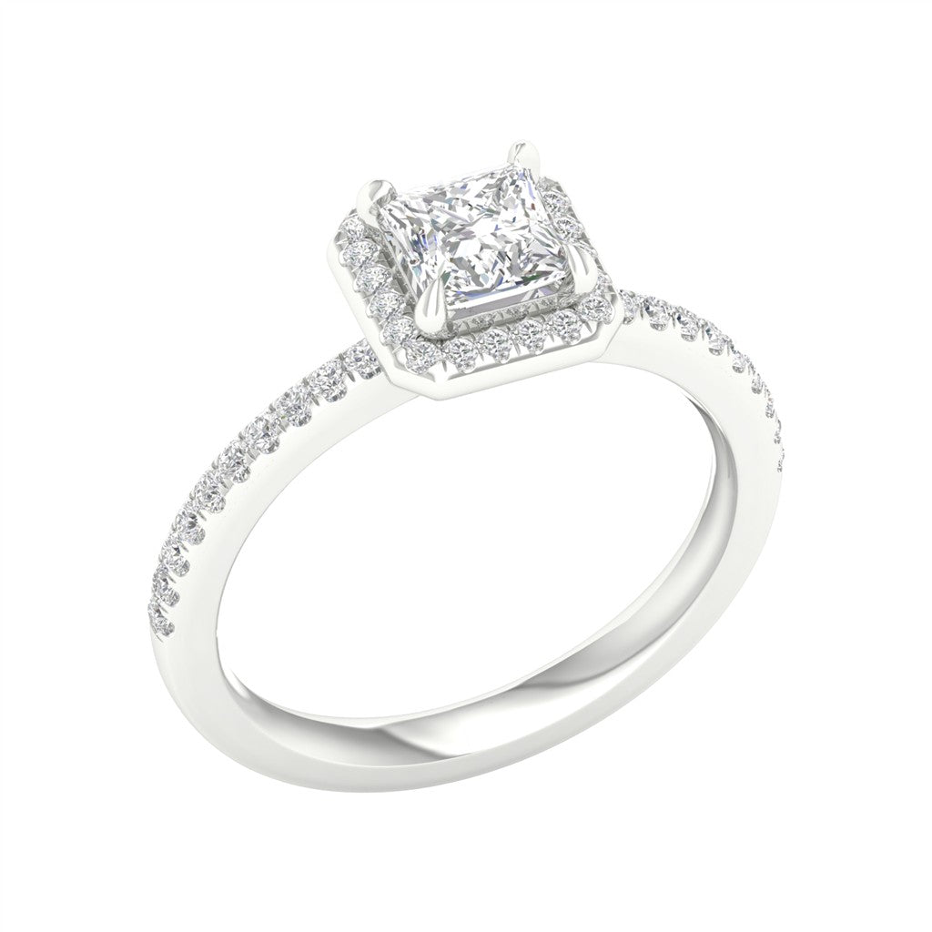 Halo Engagement Ring