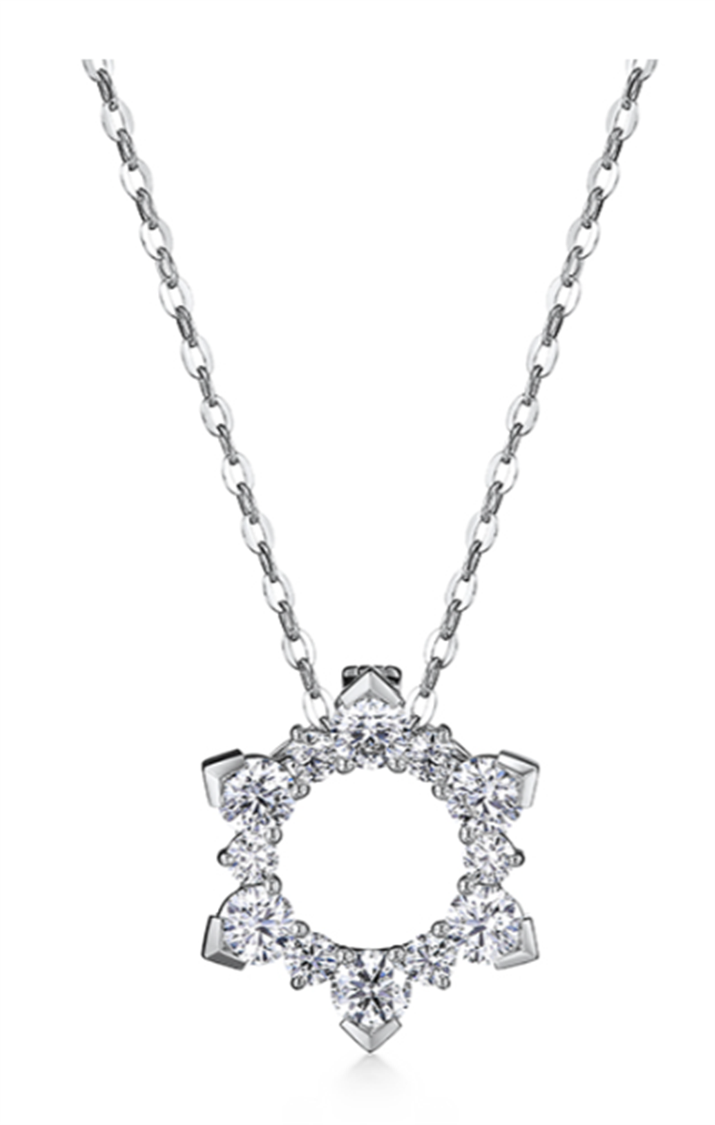 Hearts on Fire Aerial Sunburst Diamond Pendant