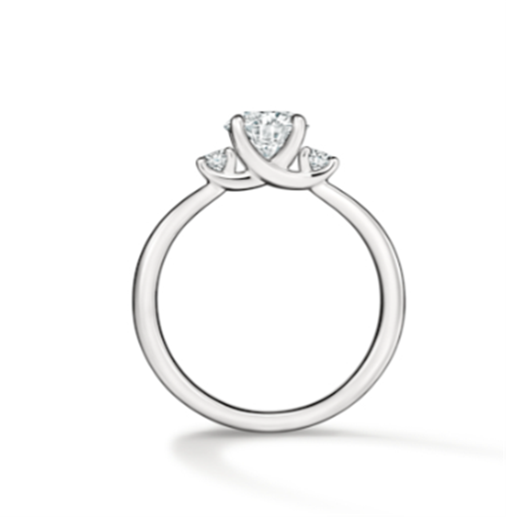 Hearts on Fire Vela 3 Stone Ring