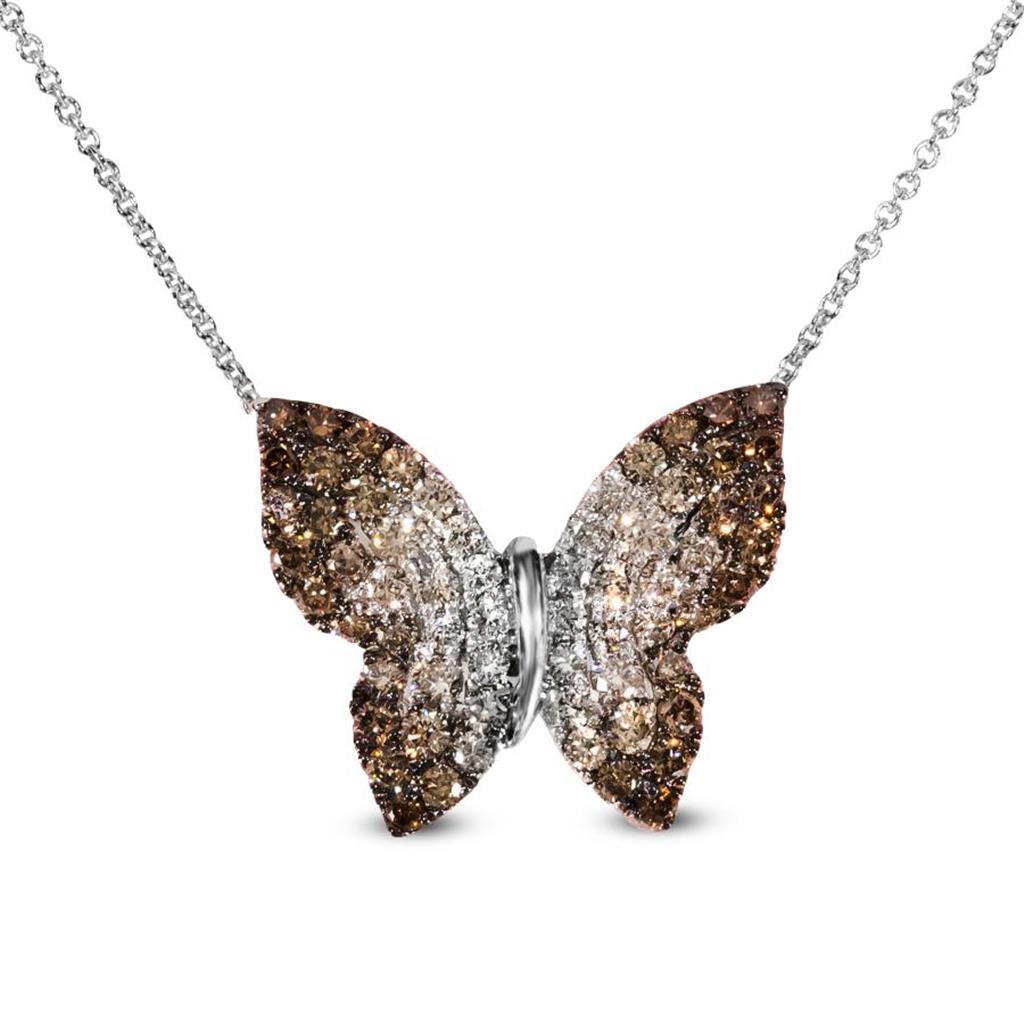 LeVian Diamond Butterfly Pendant