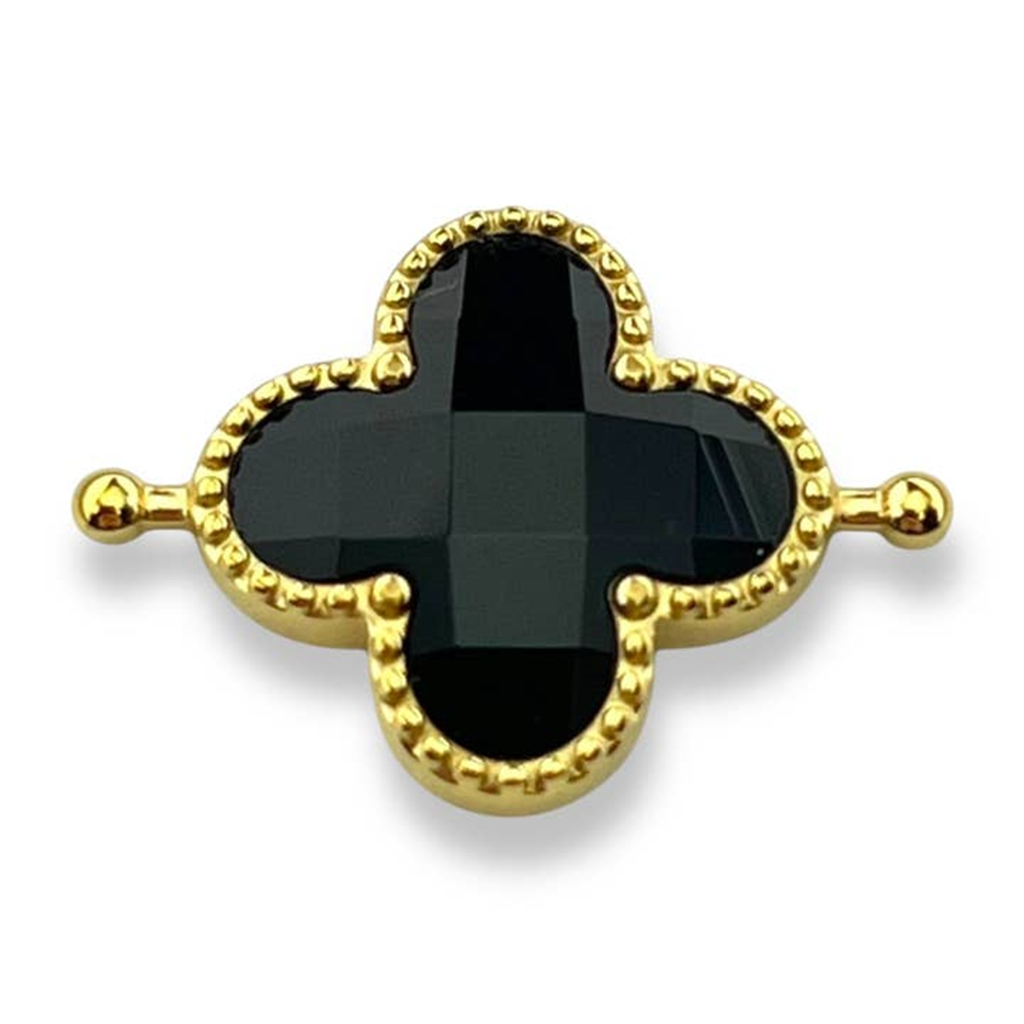 CONQUERing Onyx Quatrefoil Crystal Element