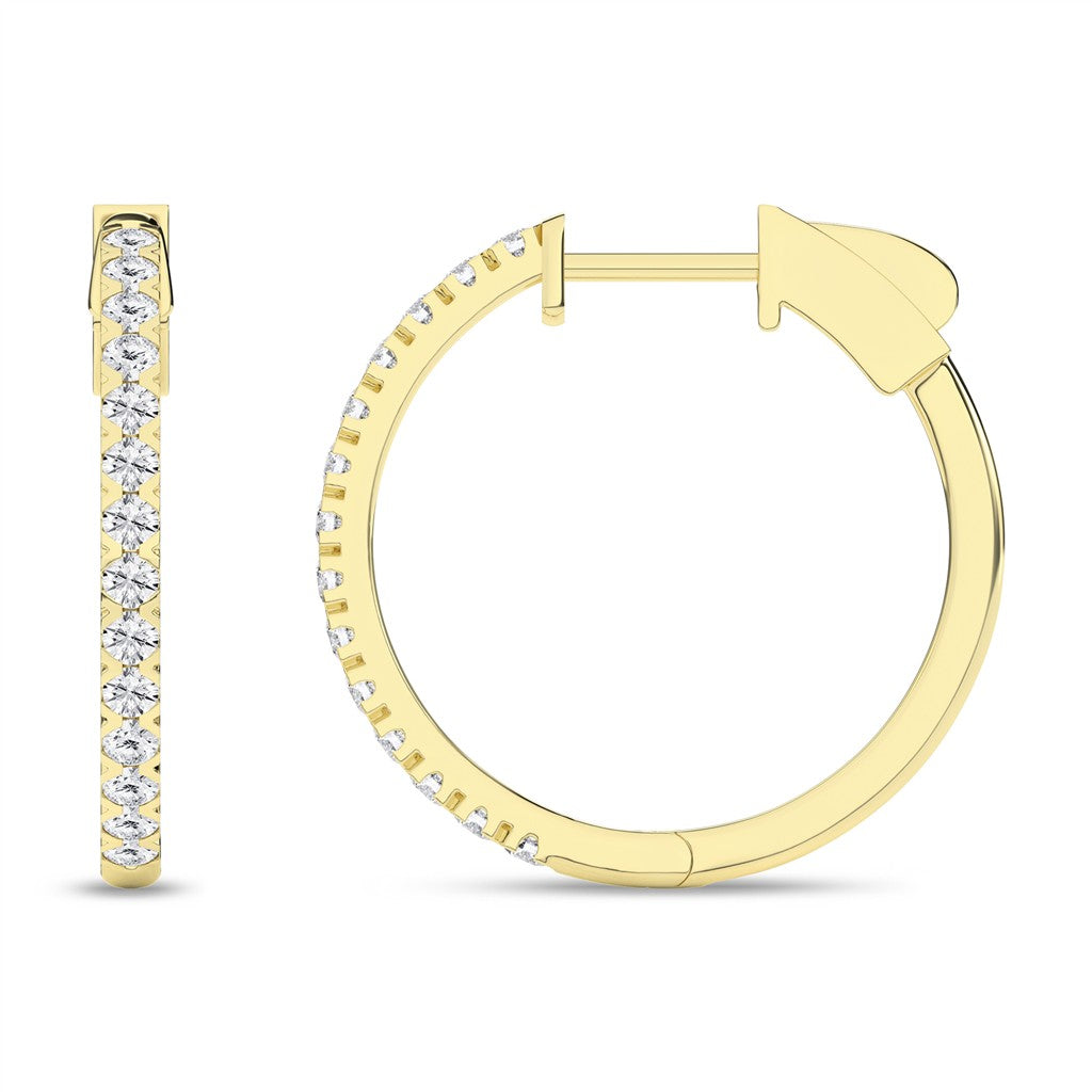 Lab Grown Diamond Hoops