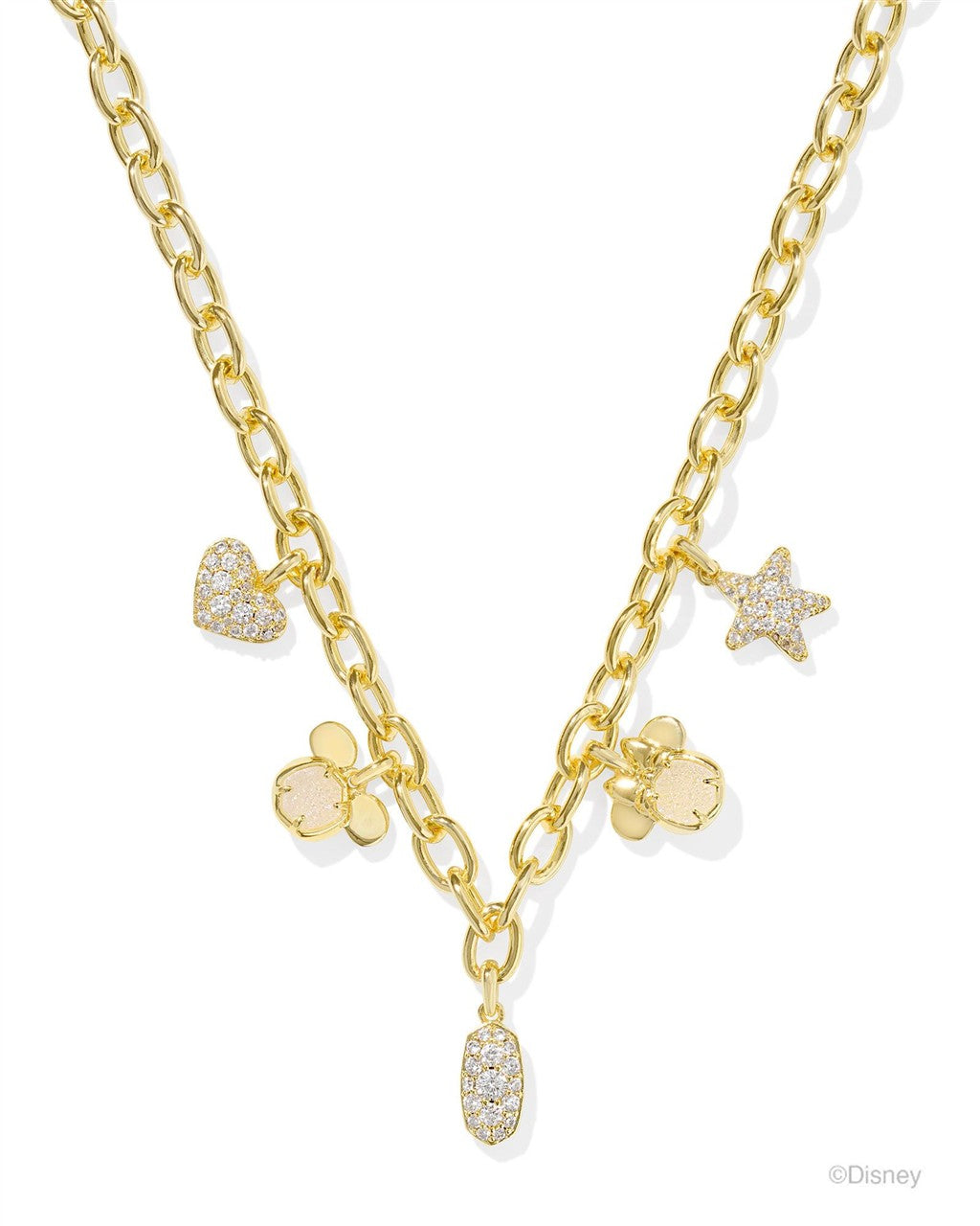Kendra Scott Mickey Minnie Charm Necklace