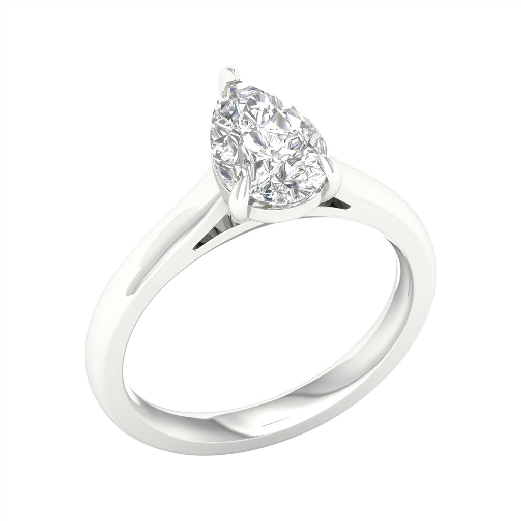 Lab Grown Solitaire Engagement Ring