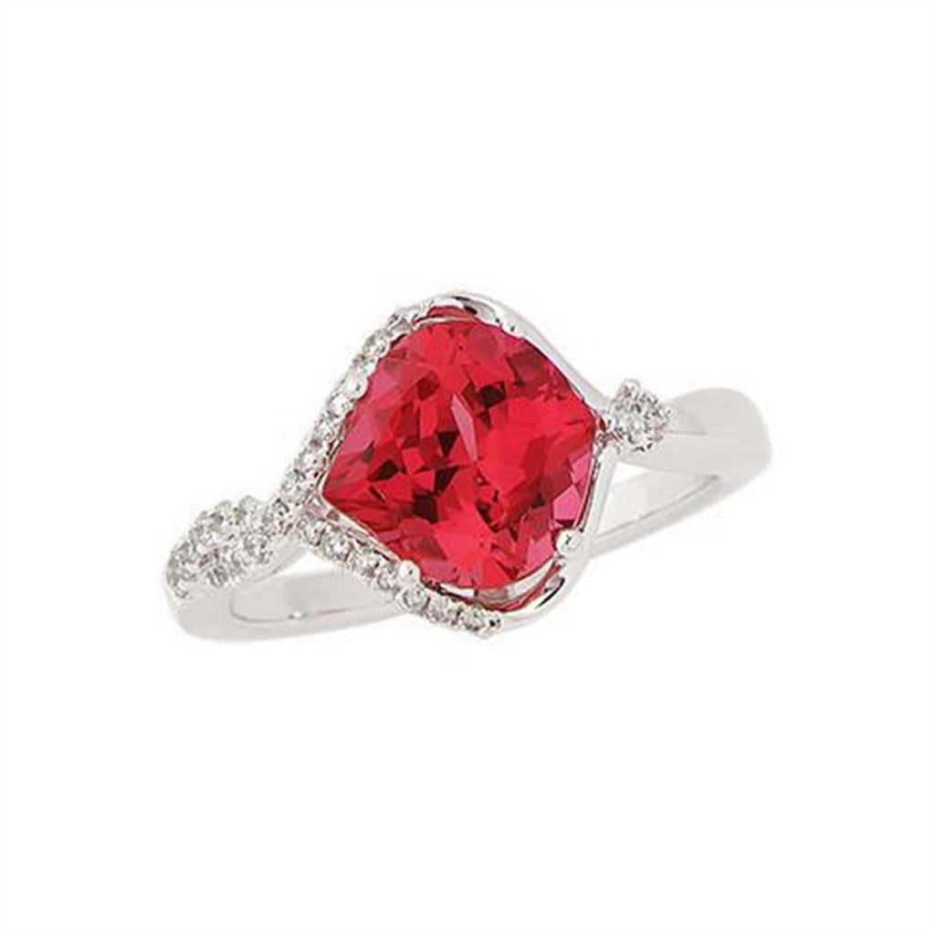 Chatham Padparadscha Ring