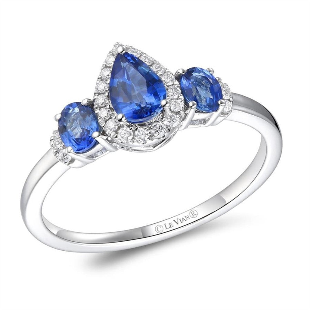 LeVian Sapphire & Diamond Ring