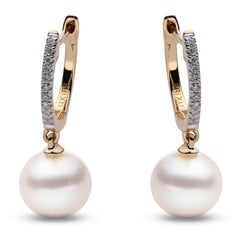 14KT Yellow Gold Freshwater Pearl Earring