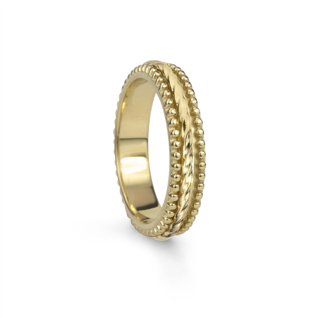 Chakra Gold Ring Size 8