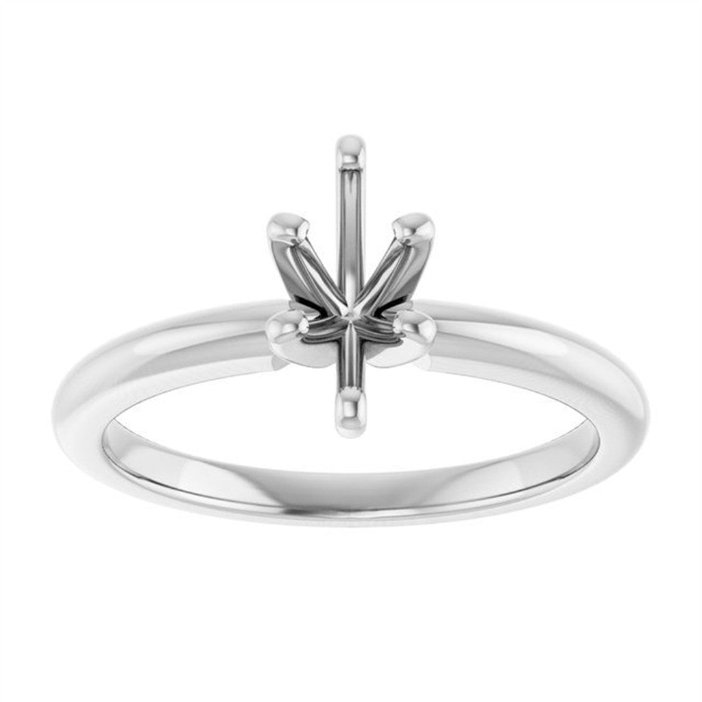 Marquise Solitaire Engagement Ring Mounting