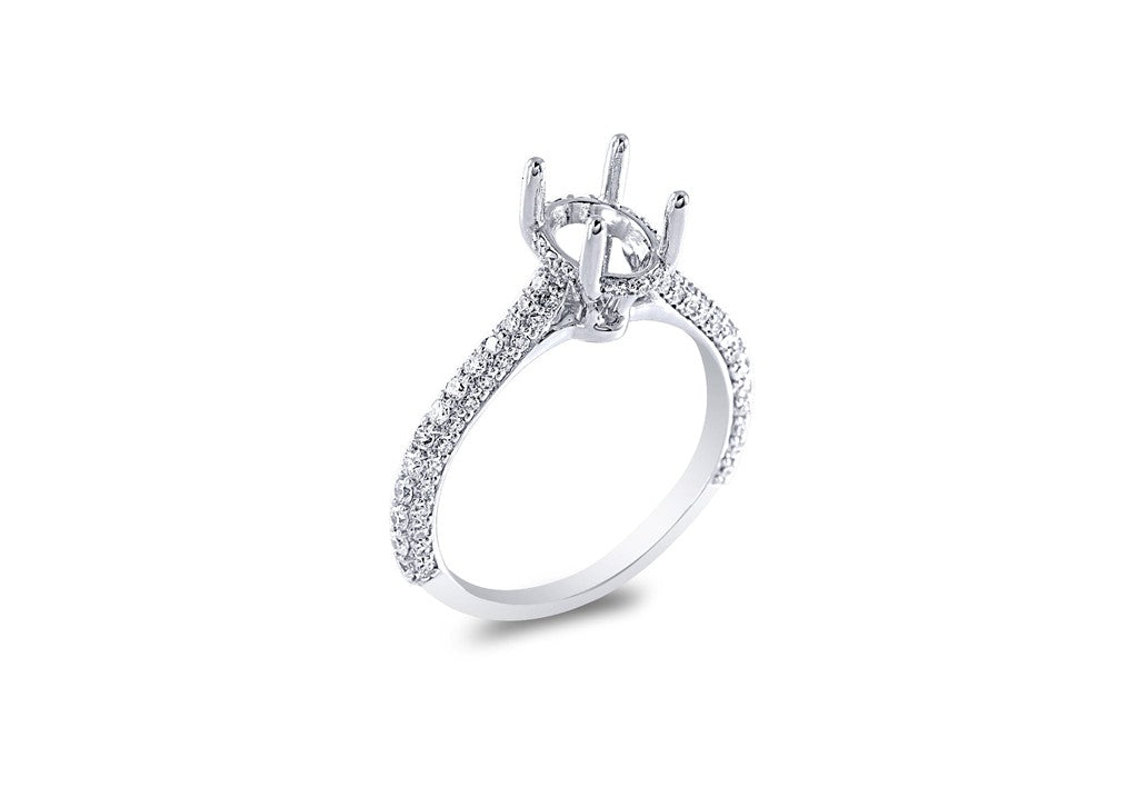 Diamond Semi Mount Engagement Ring