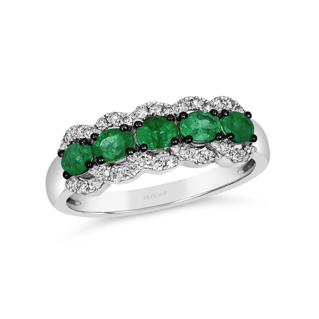 LeVian Emerald & Diamond Ring